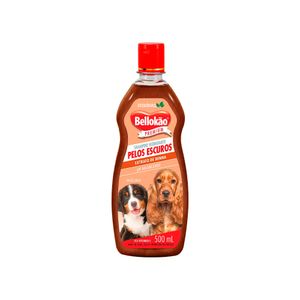 Shampoo Bellokão Pelos Escuros Para Cães E Gatos 500ml