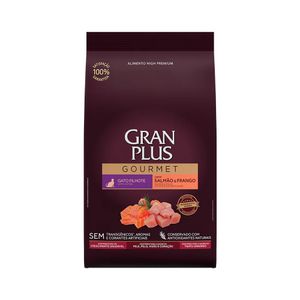 Ração GranPlus Gourmet para Gatos Filhotes Salmão e Frango 1kg
