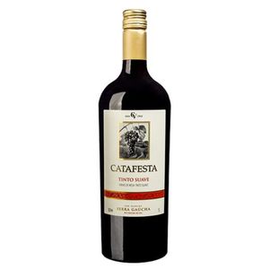 Vinho Tinto Suave Nacional Catafesta 1L