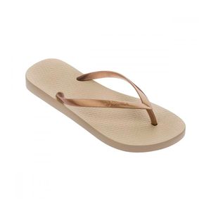Sandalia Ipanema Classica Fine Feminino Bege/ Ouro 37/38