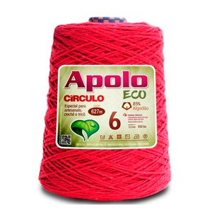 Barbante Apolo Eco Circulo Nº 6 600g Vermelho - 3581