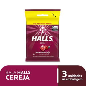 Bala Halls Cereja 84g