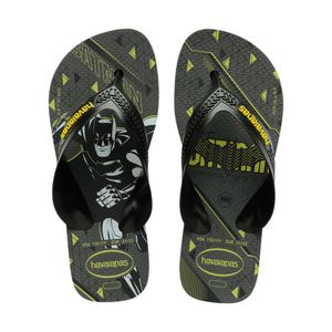 Sandália Havaianas Kids Max Heróis Preto Amarelo 25/26
