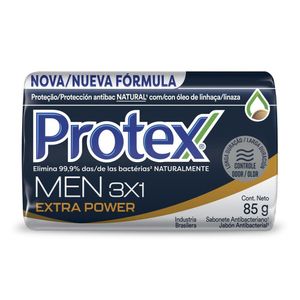 Sabonete Masculino Antibacteriano em Barra Protex Men 3 em 1 85g