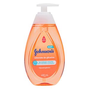 Sabonete Líquido Glicerina da Cabeça aos Pés Johnson's Baby 400ml