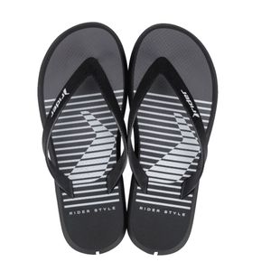 Sandália Rider R1 Style Dedo Preto/Branco 39