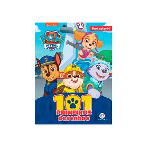 Livro Infantil Ciranda Cultural 101 Primeiros Desenhos Patrulha Canina