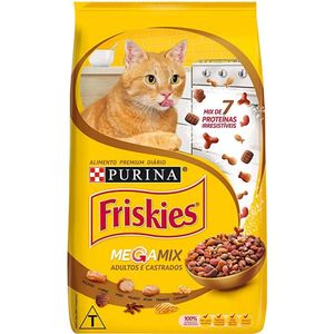 Ração para Gatos Adultos e Castrados Friskies