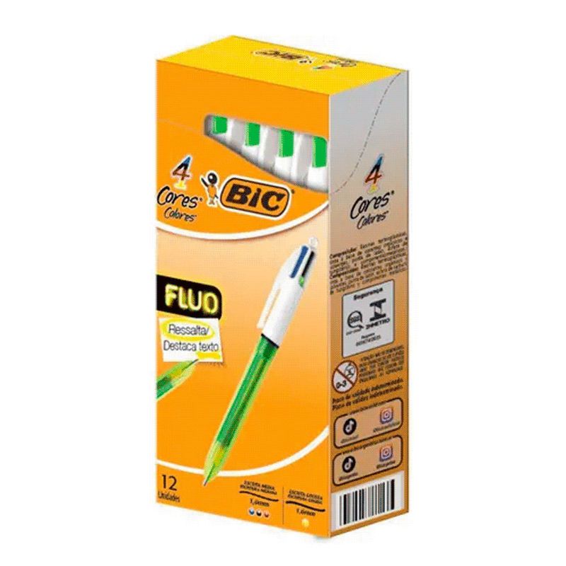 caneta-bic-4-cores-fluo-cmtexto-12x1
