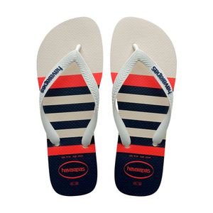 Sandália Havaianas Top Nautical Branco Marinho 41/42