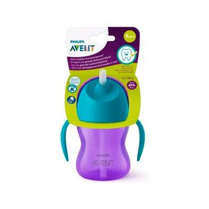 Copo Philips Avent Dinossauro Com Canudo 200ml