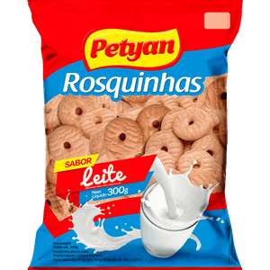 Biscoito Rosquinha Petyan Sabor Leite 300g
