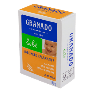Sabonete Barra de Glicerina Granado Bebê Camomila 90g