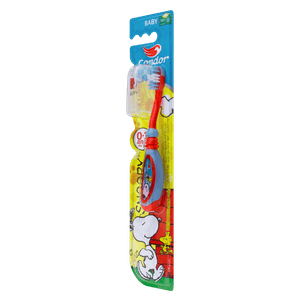 Escova Dental Extramacia Snoopy Condor Baby Cabeça P Grátis Capa Protetora
