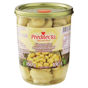 Cogumelo Champignon em Conserva Predilecta Vidro