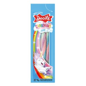 Bala Docile Unicórnio Canudinho 15g