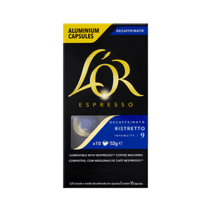 Café Descafeinado Espresso Ristretto Intensidade 9 52G