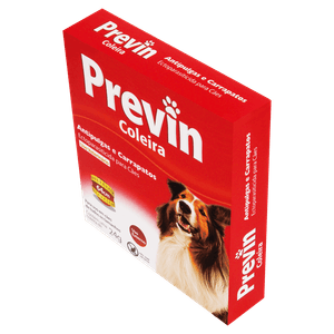 Coleira Antipulgas e Carrapatos Previn 24g