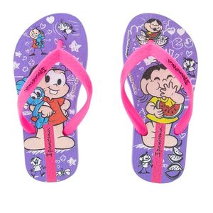 Sandália Ipanema Turma da Mônica Lilás/Rosa 25/26