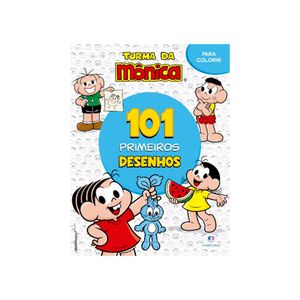 Livro Infantil Ciranda Cultural 101 Primeiros Desenhos Turma Da Mônica