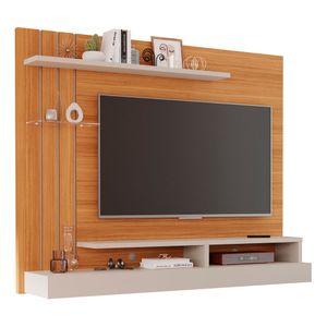 Painel para TV até 50'' Valência Permóbili Nature/Off White