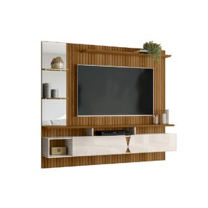 Painel para TV até 55'' Intense Lukaliam Off White/Damasco