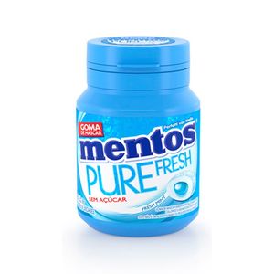 Chiclete Mentos Garrafa Pure Fresh Mint 56g