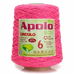 Barbante Apolo Eco 6 600g Cor 6122 Pink Círculo