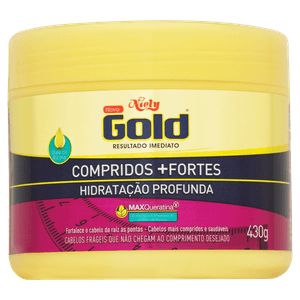 Creme de Tratamento Niely Gold Compridos + Fortes Pote