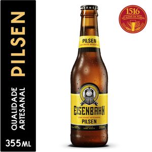 Cerveja Eisenbahn Pilsen Puro Malte Long Neck 355ml