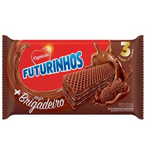 Biscoito Wafer Futurinhos Sabor Brigadeiro