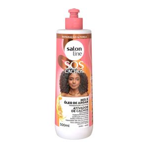 Ativador de Cachos SOS Cachos Mel e Óleo de Argan 500ml