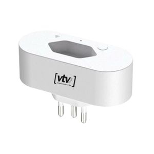 Smart Plug Tomada Inteligente Wi-Fi VTV Branca