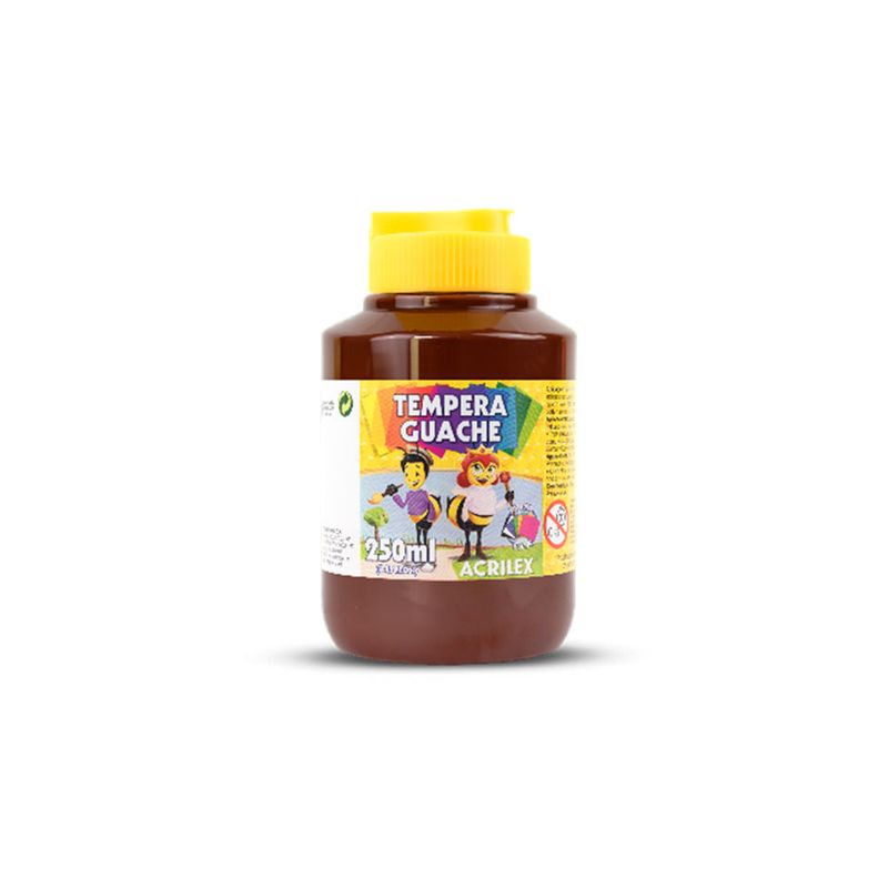 tinta-guache-acrilex-marrom-250ml