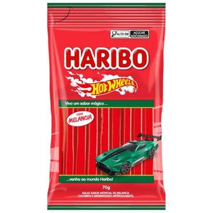 Bala Gelatina Haribo Hot Wheels Melancia 70g