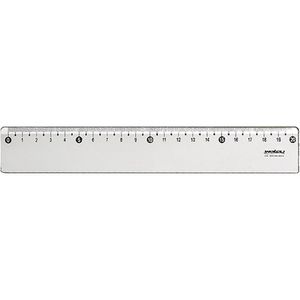 Régua 20Cm Cristal Waleu