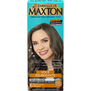 Tinta para Cabelo Maxton 6.1 Louro Cinza Escuro