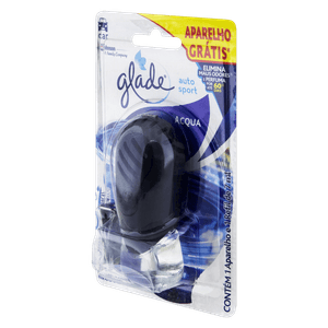 Odorizador Automotivo Acqua Glade Auto Sport Blister 7ml Grátis Aparelho
