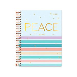 Caderno Universitário Capa Dura Positivity 1 Matéria 80 Folhas Estampas Sortidas