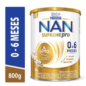 Fórmula Infantil Nan Supreme Pro 0 a 6 Meses 800g