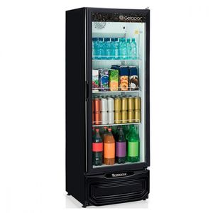 Refrigerador Expositor Vertical 414 Litros GPTU-40 Gelopar Preto 220v