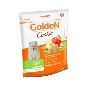 Biscoito Golden Cookie para Cães Filhotes Sabor Maçã e Aveia 350g