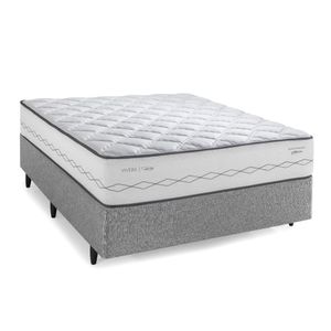 Colchão Queen Herval Riviera 1,58x1,98cm Branco com Molas Ensacadas