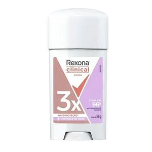 Desodorante Antitranspirante Creme Rexona Clinical Extra Dry 58g