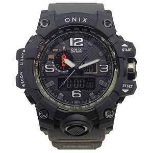 Relógio Masculino Relógio Onix AnaDigi OX117 Cinza e Preto