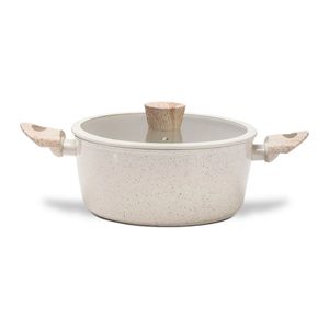 Caçarola de Indução Brinox Sirius Antiaderente Ceramic Life Ø22 cm 2,7 Litros Vanilla