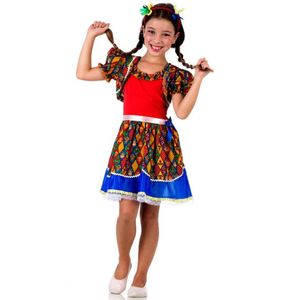 Fantasia Caipira c/ Bolero Vermelho