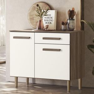 Balcão para Cozinha Lemon com 2 portas e 1 Gaveta 91 cm - Nicioli