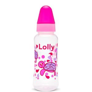 Mamadeira Ortodôntica Rosa 250ml - Lolly