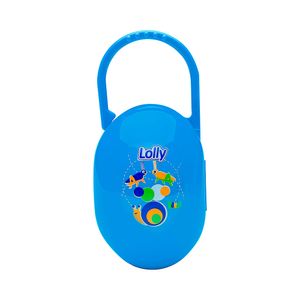 Porta Chupeta Zoo Azul Lolly